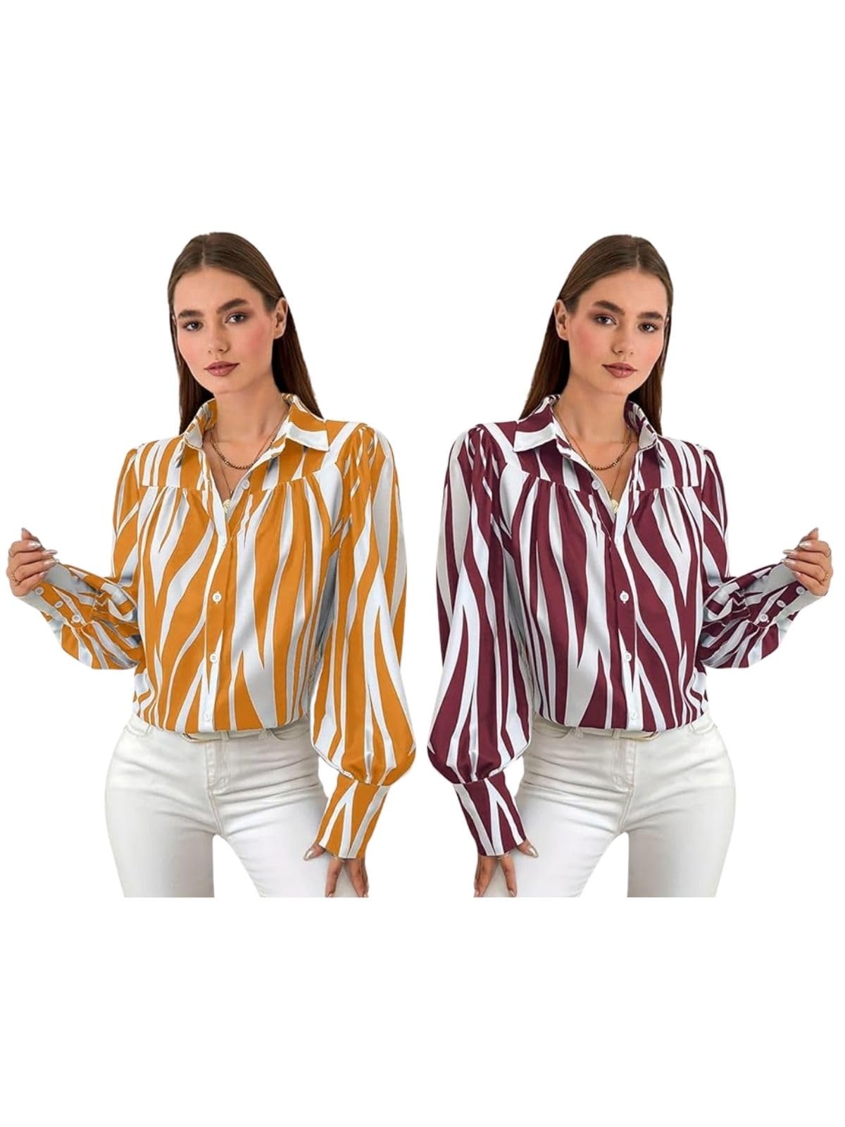 GRECIILOOKS Shirt for Women Stylish | Long Shirt for Women | Oversized Shirt for Women | Women Shirt | Woman TOP