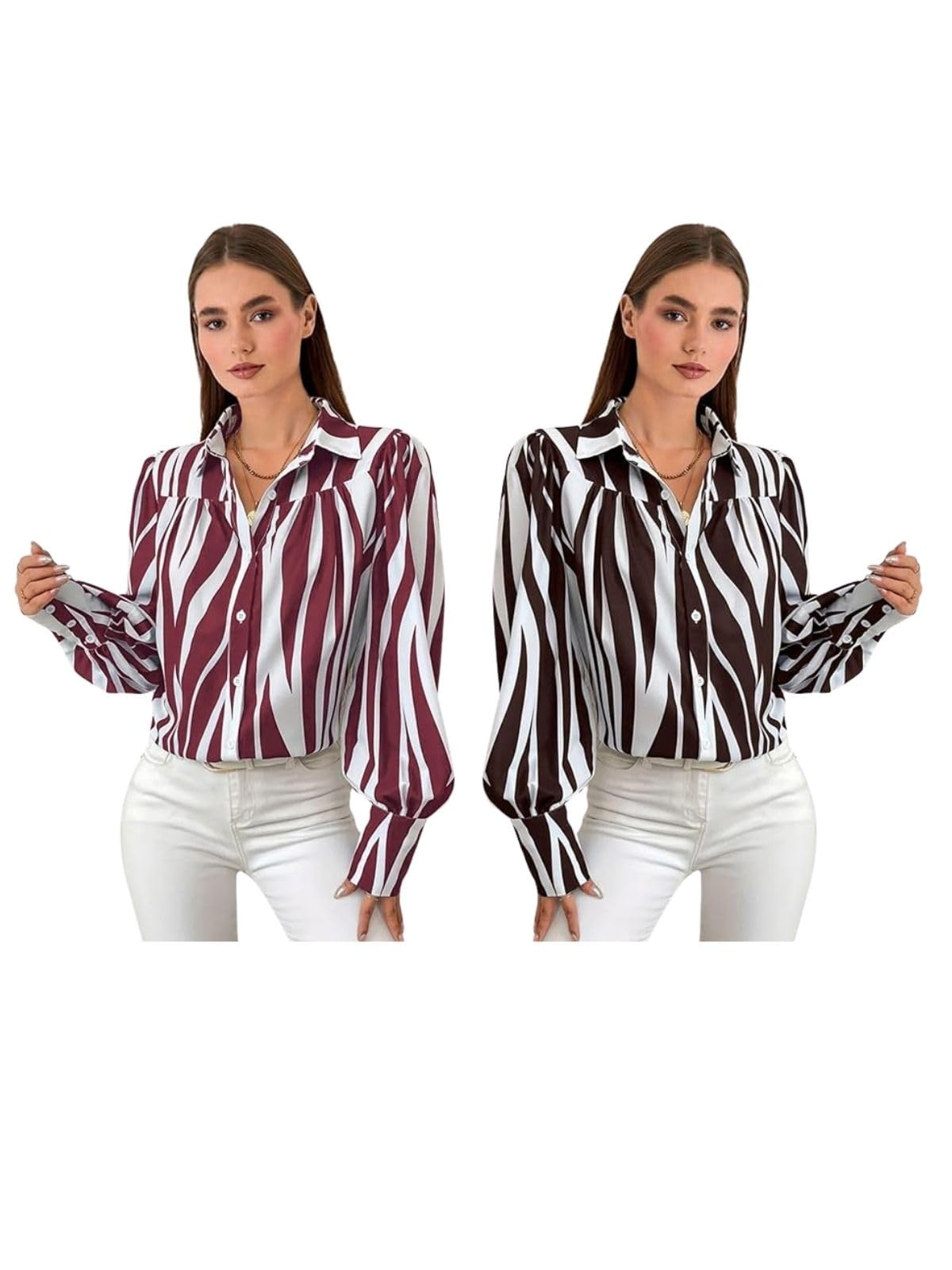 GRECIILOOKS Shirt for Women Stylish | Long Shirt for Women | Oversized Shirt for Women | Women Shirt | Woman TOP