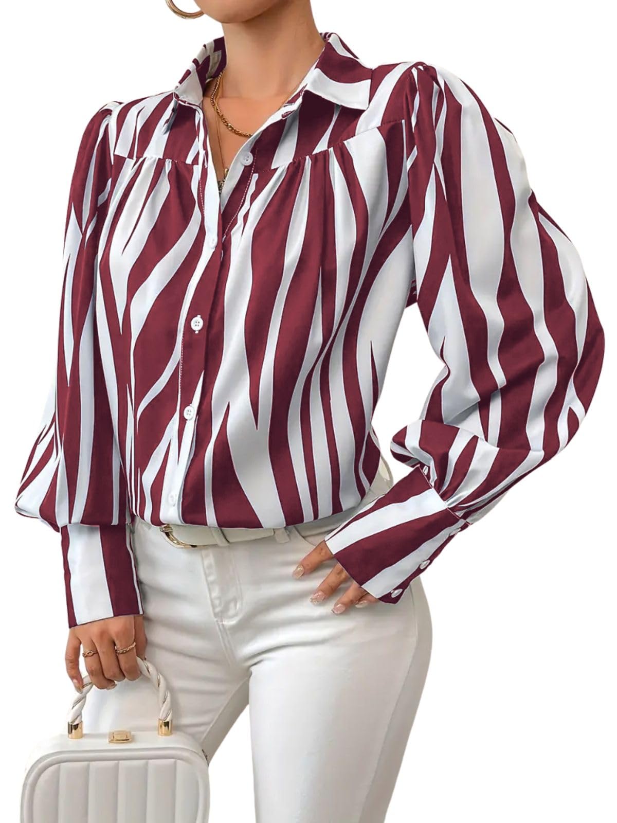 GRECIILOOKS Shirt for Women Stylish | Long Shirt for Women | Oversized Shirt for Women | Women Shirt | Woman TOP