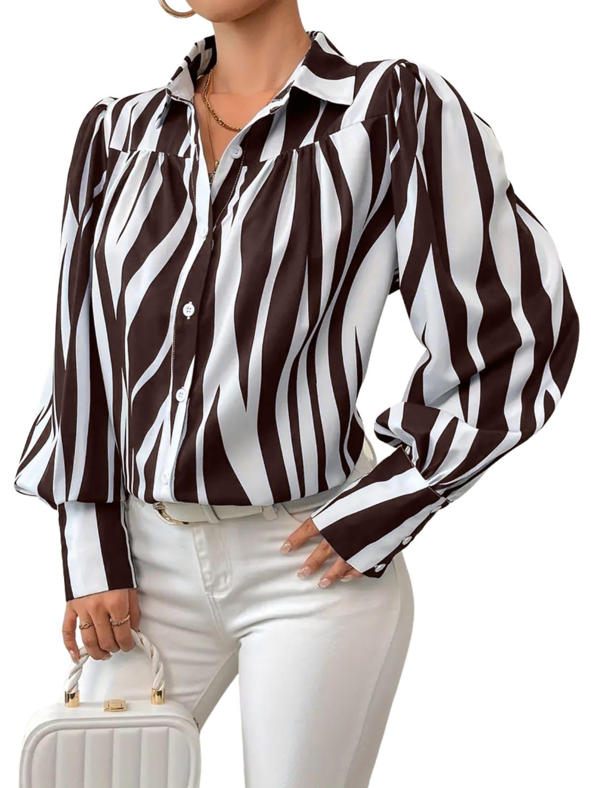 GRECIILOOKS Shirt for Women Stylish | Long Shirt for Women | Oversized Shirt for Women | Women Shirt | Woman TOP